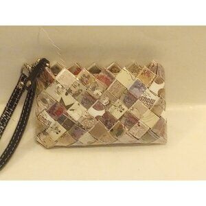 Candy Wrapper Purse Mickey Mouse, Goofy Disney Character With Wristlet Strap